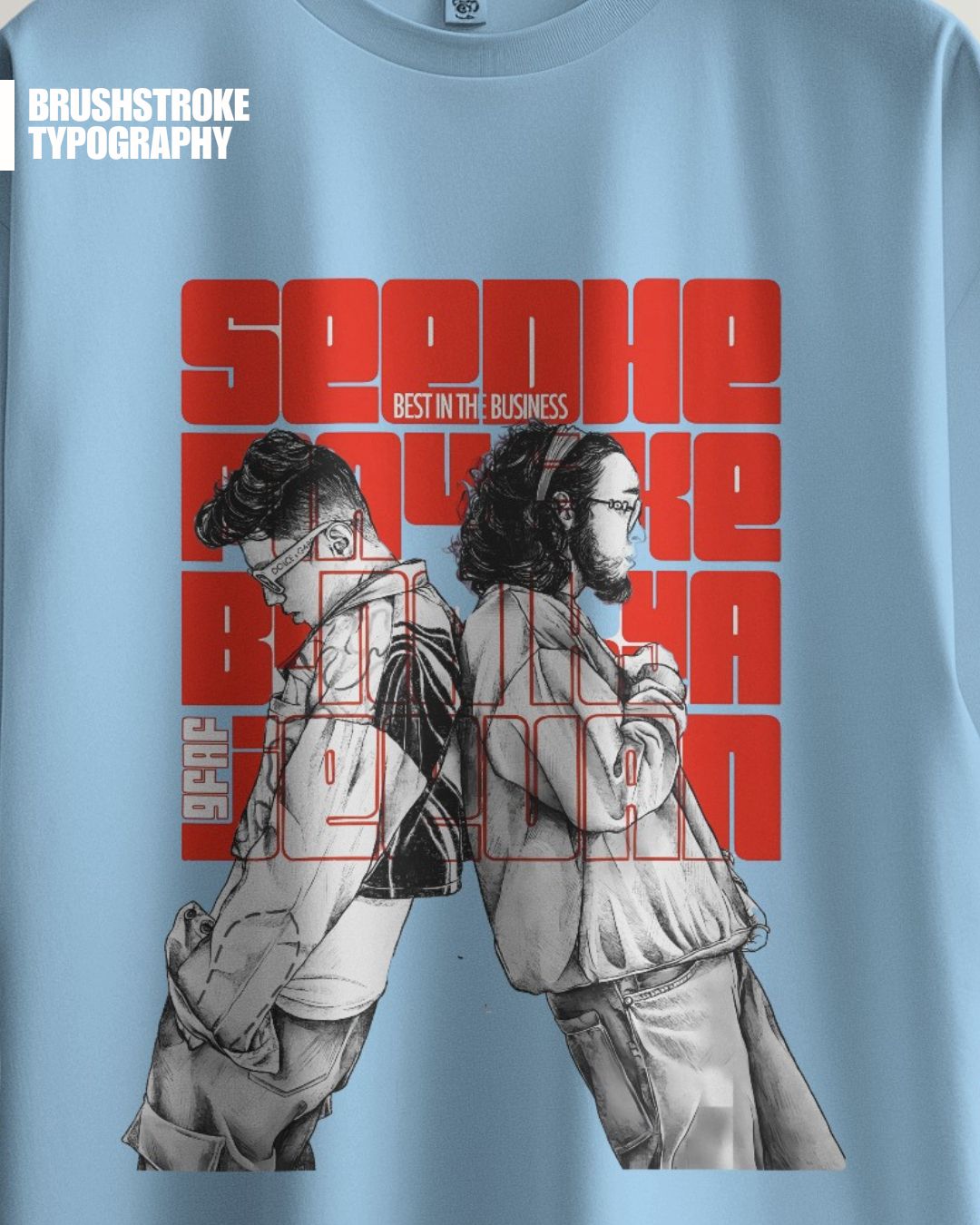 Baby Blue Seedhe Maut Cipher - Bars, Beats & Street Heat | Premium Hip-Hop T-Shirt for Music Fans