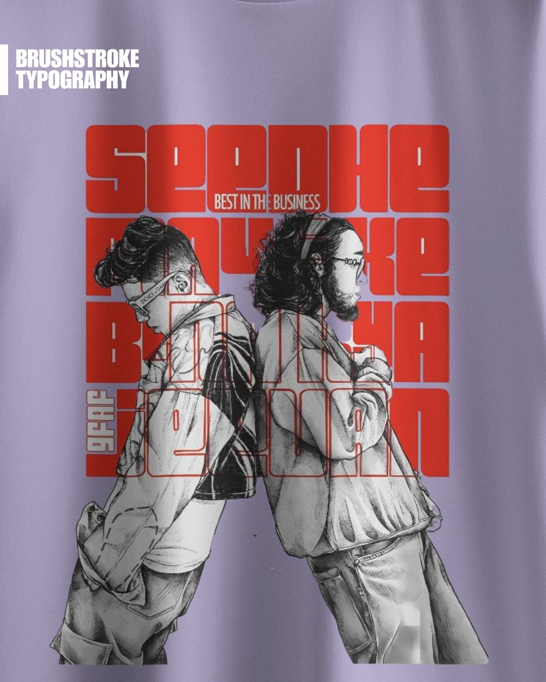 Lavender Seedhe Maut Cipher - Bars, Beats & Street Heat | Premium Hip-Hop T-Shirt for Music Fans