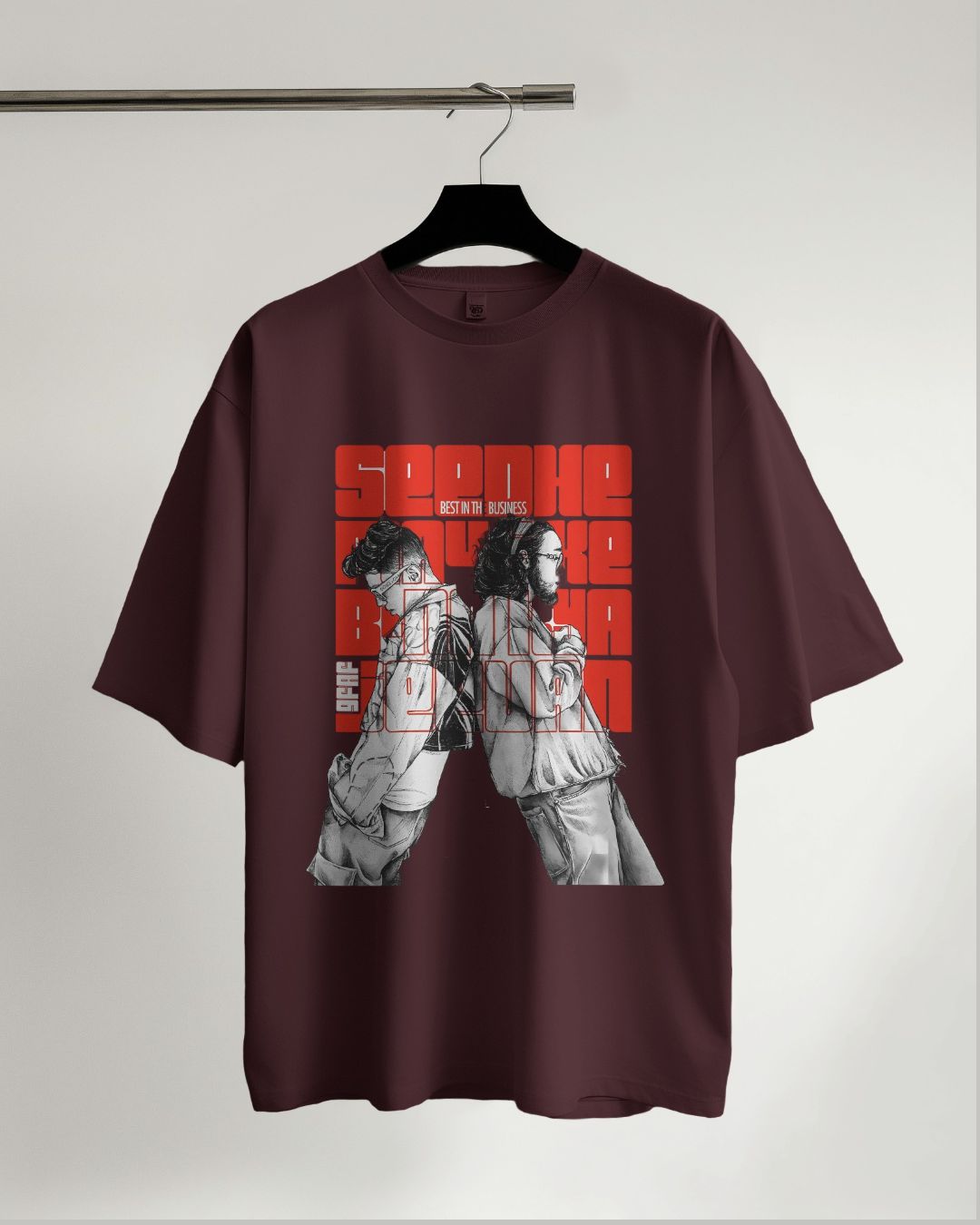 Maroon Seedhe Maut Cipher - Bars, Beats & Street Heat | Premium Hip-Hop T-Shirt for Music Fans