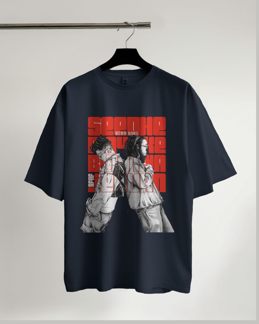 Navy Blue  Seedhe Maut Cipher - Bars, Beats & Street Heat | Premium Hip-Hop T-Shirt for Music Fans