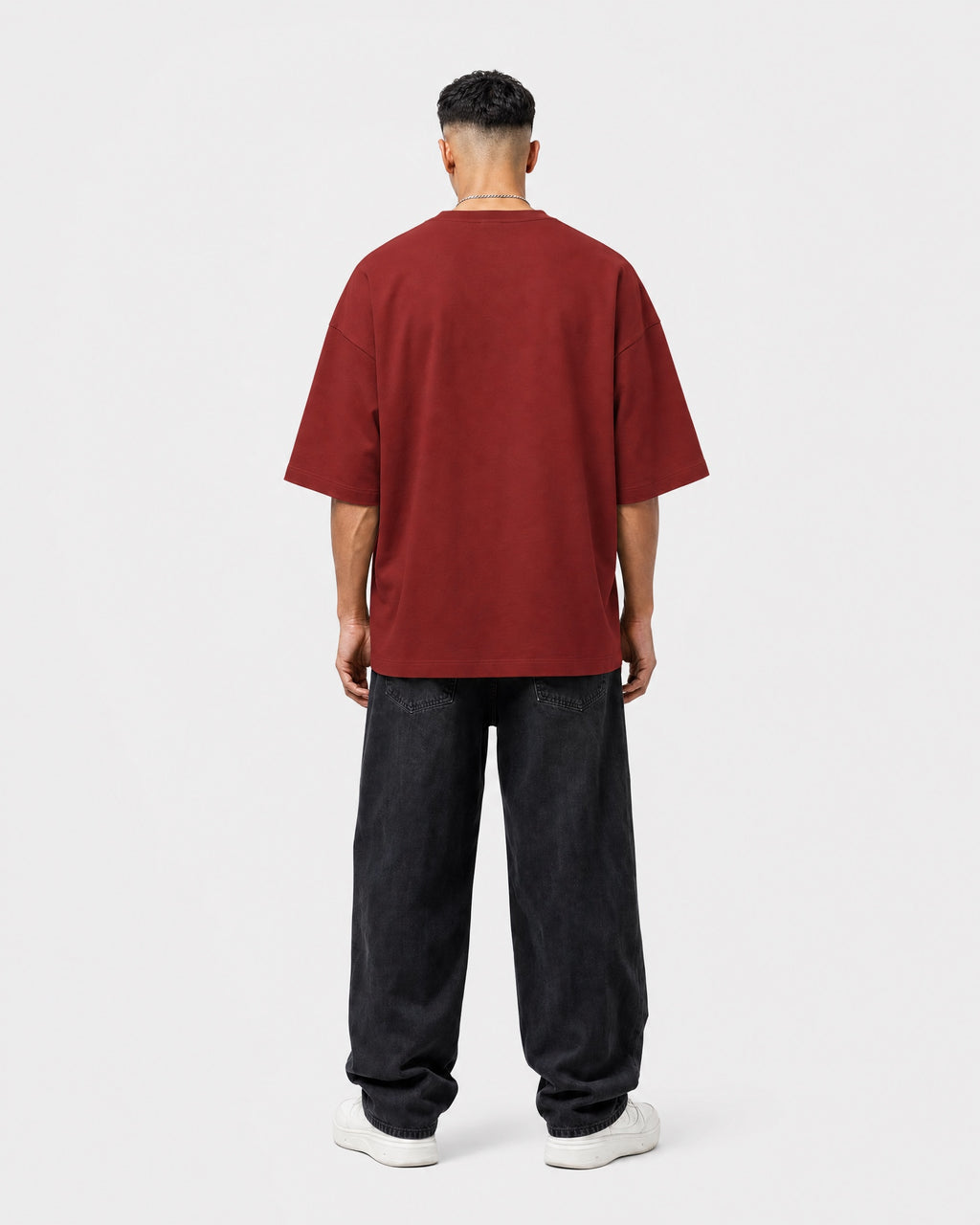 Red | Street Wear Co at least you tried oversized t-shirt with statement typography