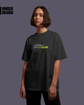 Black | Street Wear Co Bad Ideas Good Stories oversized t-shirt with typographic print