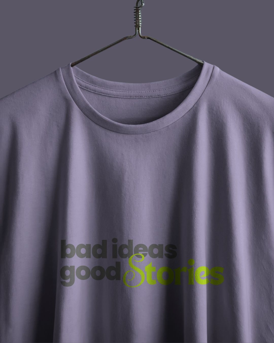 Lavender | Street Wear Co Bad Ideas Good Stories oversized streetwear t-shirt