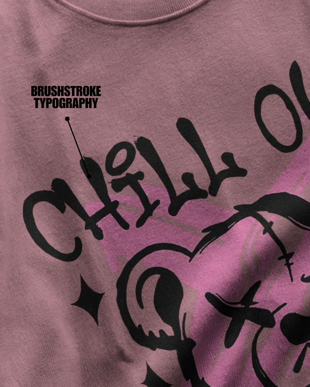 Flamingo | Street Wear Co Chill Out Break The Rules oversized t-shirt with rebellious graphic print