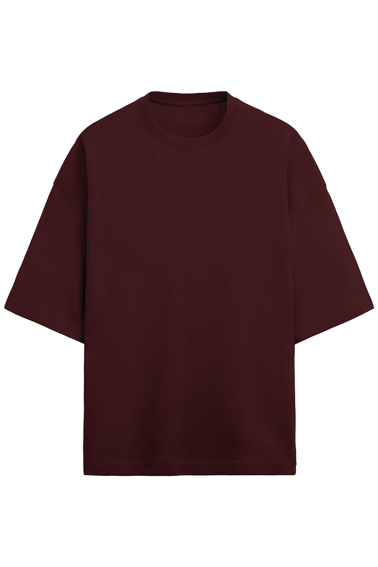 Maroon | Street Wear Co Custom Drip oversized customizable t-shirt