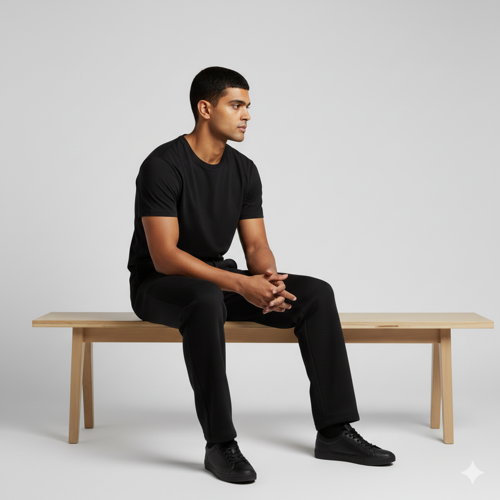 Black | Street Wear Co Essential Terry Cotton sweatpants